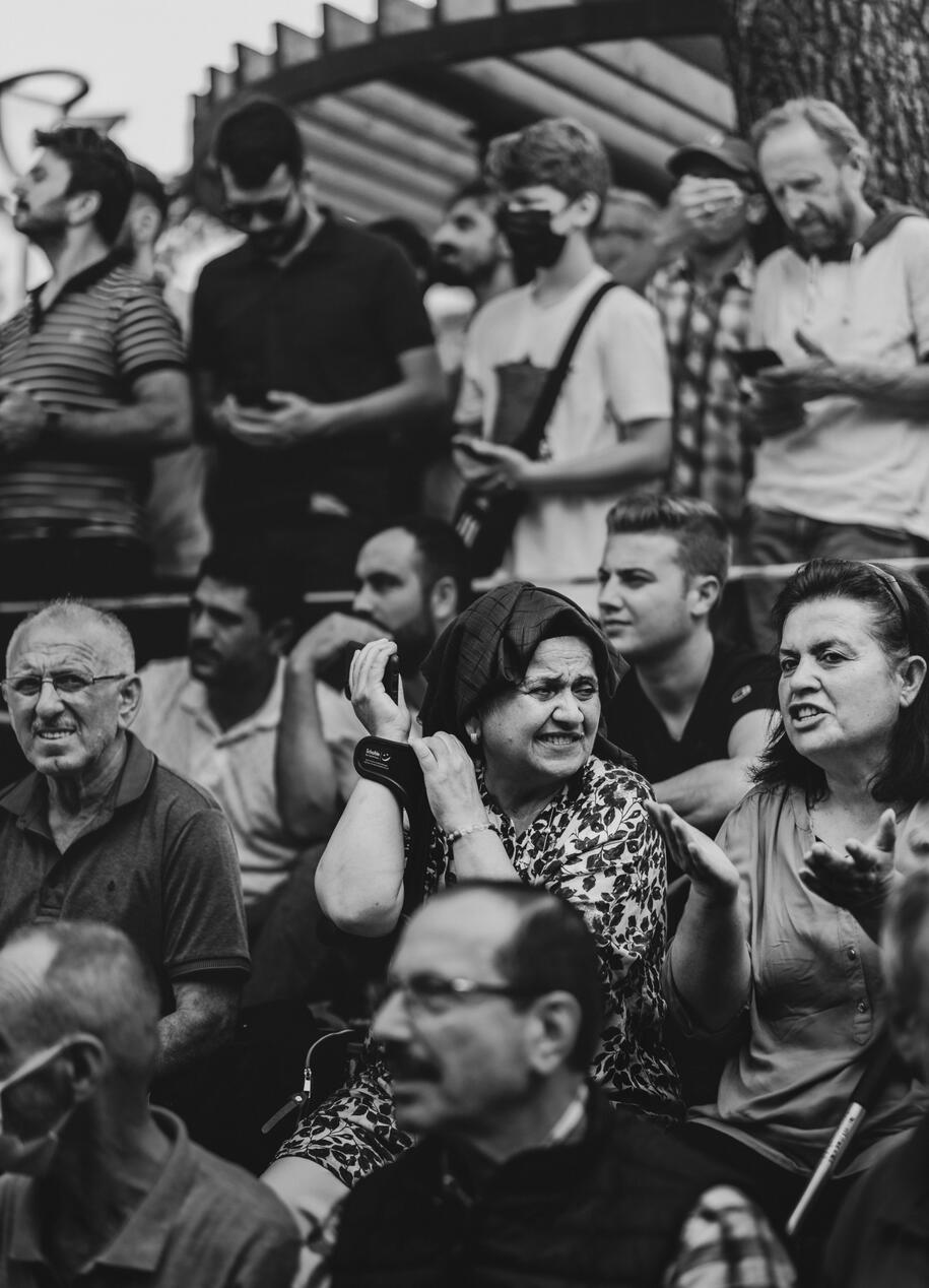 A cultural moment in Trabzon, Turkey — where locals gathered up to watch shows that were representing the multicultural spirit of the city on one big public stage.